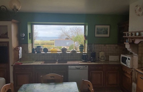 Poullan-sur-Mer Casa | finca con vistas al mar en la bahía de Douarnenez