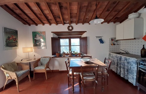 Castelnuovo di Val di Cecina Otro | Farmhouse from 17th century with antique furniture and many flowers.