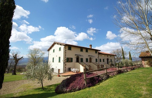 Poppi Apartamento | Casa rural en Toscana con piscina y vistas