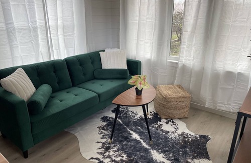 Modesto Otro | Farmhouse styled Tiny Home located inside beautiful private gated estate!