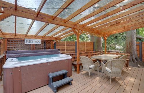 Birch Bay Casa | Farmhouse with Private Hot Tub Less Than 1 Mile to Birch Bay