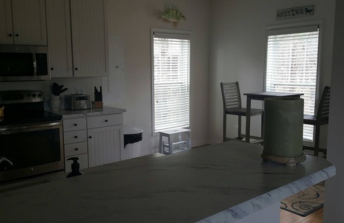 Piney Island Casa | Hermosa vista al agua, tarifas de descuento de chimenea para el otoño de 5 estrellas. Nueva casa!