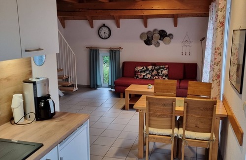 Tannenhausen Casa | Fehaus, shower/WC, 1 bedroom, 1 living/sleeping area at the back - Helena am Badesee,