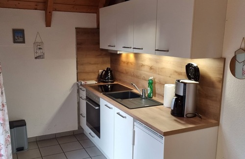 Tannenhausen Casa | Fehaus, shower/WC, 1 bedroom, 1 living/sleeping area at the back - Helena am Badesee,
