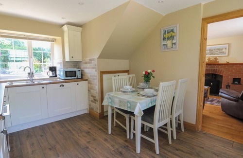 Felinfach Cabaña | FELIN GOGOYAN, pet friendly, with hot tub in Llanddewi-Brefi