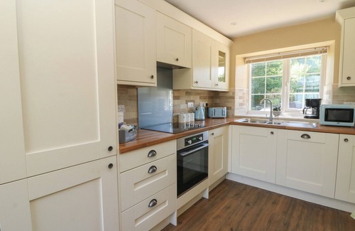 Felinfach Cabaña | FELIN GOGOYAN, pet friendly, with hot tub in Llanddewi-Brefi