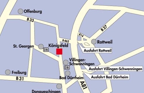 Koenigsfeld im Schwarzwald Apartamento | Apartamento Albert Schweitzer, 49 metros cuadrados, 1 dormitorio, máx. 2 personas