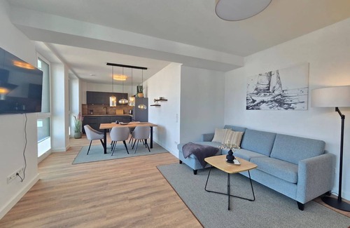 Norden Apartamento | Ferienappartment Hafenblick - Herzlich Willkommen in der Zauberhaften Ferienwohnung Hafenblick!