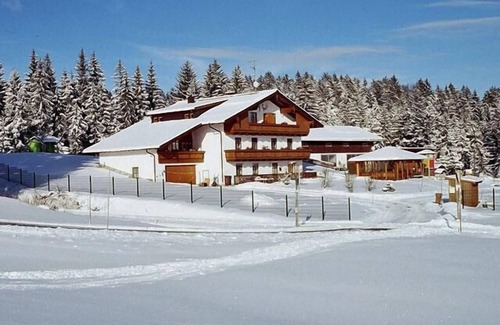 Neureichenau Apartamento | Casa de vacaciones en medio de la bahía. Bosque con 2 habitaciones y balcón.