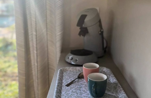 Daglan Casa | Ferienhaus BAHIA (4 pers) 2 Schlafzimmer-TV-Klimaisation-Dishwasher-Terrasse mit Bank bedeckt 4 Personen