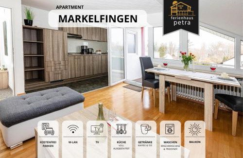 Radolfzell am Bodensee Apartamento | Ferienhaus Petra - Großzügige Ferienwohnungen in bester Bodenseelage l 1 Minute zum Bodensee l 7 Ferienwohnungen l Vollausgestattete Küchen l Gratis-WLAN l Gratis Parkplätze l Mitten auf der Mettnau