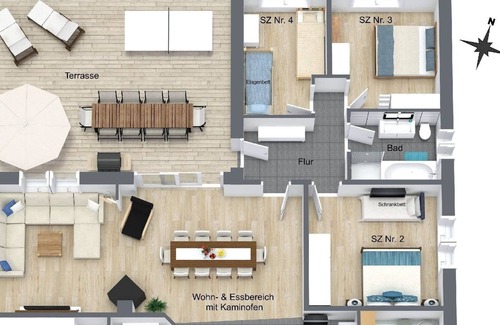 Neuhof Casa | Ferienhaus für 10 Gäste mit 200m² in Zarrentin