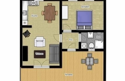 Dobin am See Casa | Ferienhaus für 2 Gäste mit 50m² in Flessenow