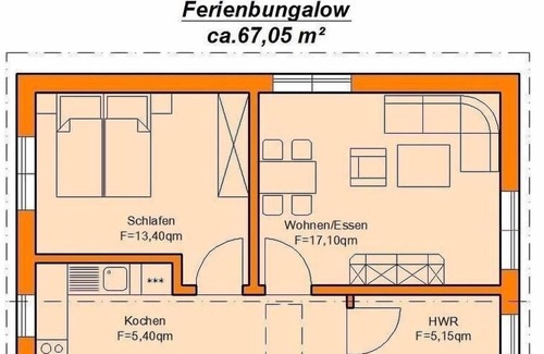 Trechwitz Casa | Ferienhaus für 4 Gäste mit 67m² in Kloster-lehnin