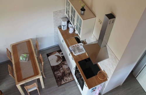 Kroepelin Casa | Ferienhaus en Brusow mit überdachter Terrasse