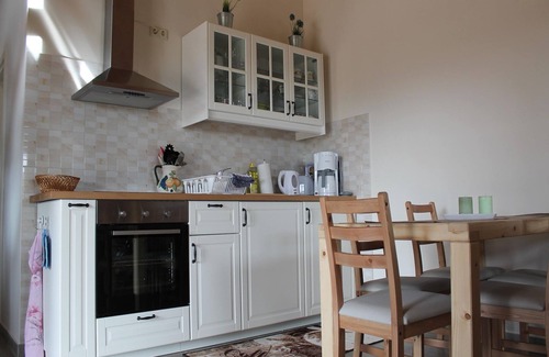 Kroepelin Casa | Ferienhaus en Brusow mit überdachter Terrasse