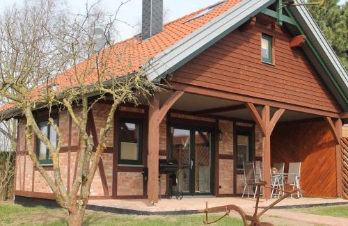 Kroepelin Casa | Ferienhaus in Brusow mit überdachter Terrasse, cleaning included