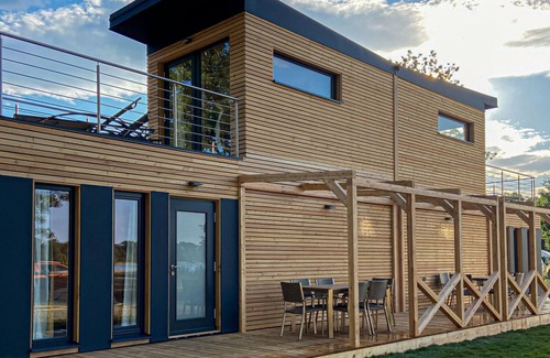 Falkenberg Casa | Ferienhaus Onkel Uhu am Kiebitzer See