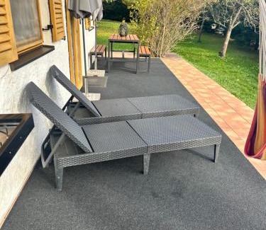 Unterammergau Casa | Ferienhaus Veronika mit 2000qm Garten und Bergblick