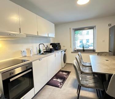 Guenzburg Apartamento | Ferienhaus Zentral, nahe Legoland und Stadtmitte, Flussblick - Perfekt für Familien, Geschäftstreffen, Monteure und mehr!