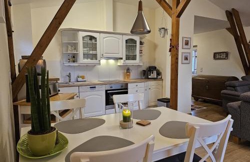 Korkwitz Apartamento | Ferienhof SchilfMeer - Fewo "Heuboden"