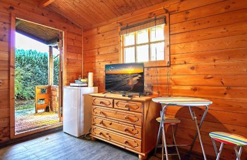 Zinnowitz Chalet De Esquí | Ferienholzhaus Sternchen mit Terrasse