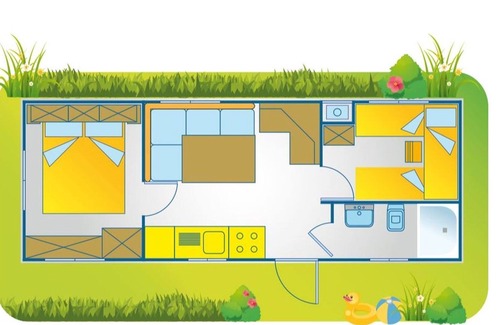Sankt Peter am Kammersberg Casa | Ferienpark Bella Austria - Mobilehome Happy Standard (2772)