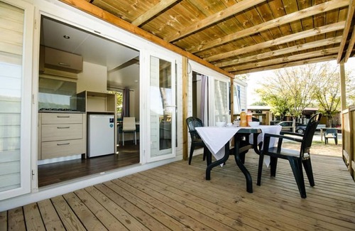 Zadina Pineta Casa | Ferienpark Cesenatico Mobilehome Riviera für 6 Personen