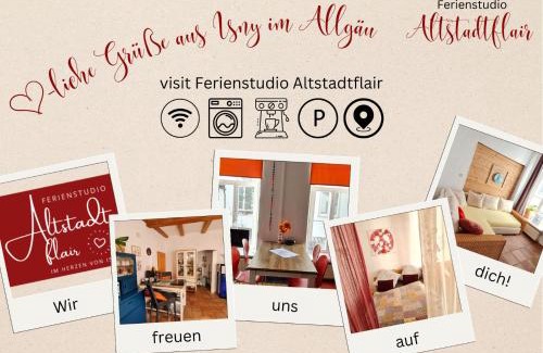 Isny im Allgaeu Apartamento | Ferienstudio Altstadtflair - historisch urlauben im Denkmalschutz am Kurpark mit Gemeinschaftsbad