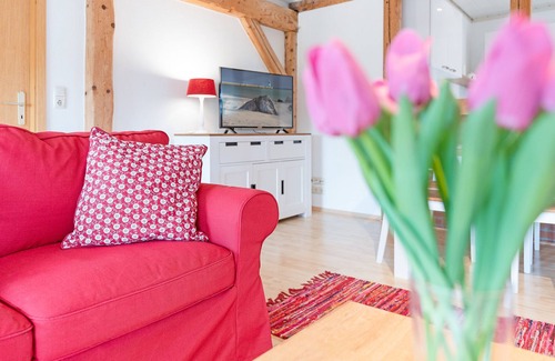 Blekendorf Apartamento | Ferienwohnung Über den Feldern mit Balkon in der Holsteinischen Schweiz