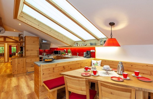 Unterwoessen Apartamento | Apartamento Hochplatte, 115 m², 1-6 personas, 3 dormitorios, cocina, 2 x ducha / WC, balcón, WLAN