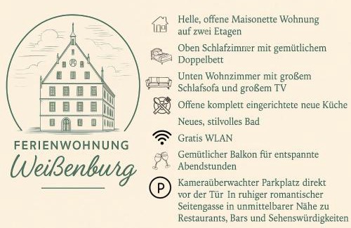 Weissenburg in Bayern Apartamento | Ferienwohnung Weissenburg