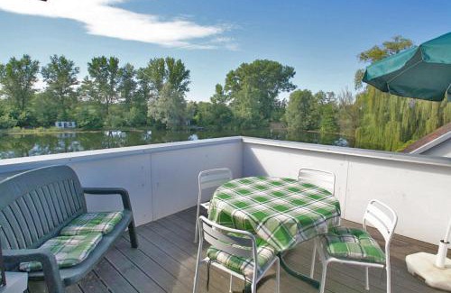 Knielingen Apartamento | Ferienwohnung 11 mit großer Terrasse am Privatsee