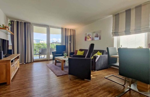Duhnen Apartamento | Ferienwohnung-308-Hohe-Lith-Duhnen-mit-eigenem-Strandkorb-am-Strand