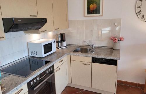 Mellenthin Apartamento | Ferienwohnung Abendstimmung mit Terrasse