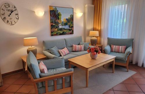 Mellenthin Apartamento | Ferienwohnung Abendstimmung mit Terrasse