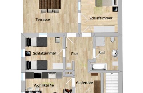 Kurort Gohrisch Apartamento | Ferienwohnung am Dorfplatz