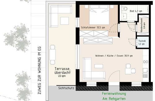 Ramsen Apartamento | Ferienwohnung Am Rehgarten