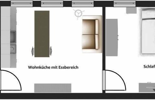 Wellsee Apartamento | Ferienwohnung/app. für 2 Gäste mit 32m² in Kiel