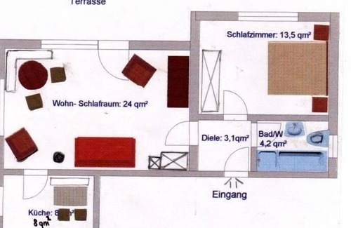 Bonndorf Apartamento | Ferienwohnung/app. für 4 Gäste mit 52m² in Bonndorf