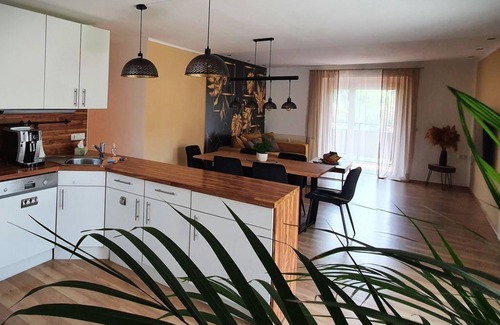 Rossleithen Apartamento | Ferienwohnung Blick ins Grüne - Appartement/fewo, Dusche, WC, 2 Schlafräume