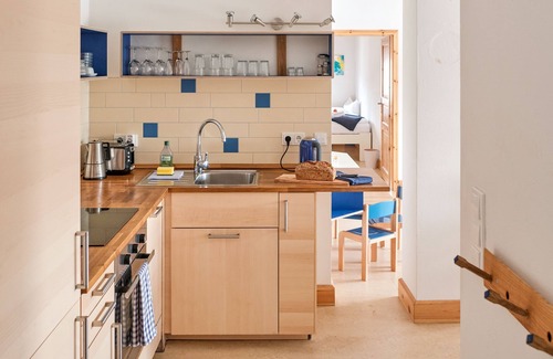 Schwerin Apartamento | Ferienwohnung Blau - Urlaub auf dem Biohof