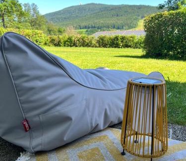 Hohenwarth Apartamento | Ferienwohnung Chalet Bayrischer Wald in Villa Terrasse Bergblick Ski Sauna Arber Osser mit Hund bis 6Gäste