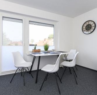 Neuharlingersiel Apartamento | Ferienwohnung Deich in Sicht
