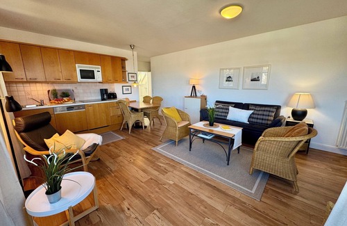 Ostseebad Wustrow Apartamento | Ferienwohnung Direkt Hinter der Düne mit Eingeschränktem Ostseeblick