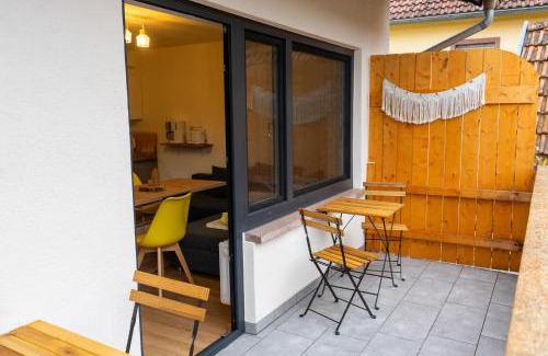 Watterbach Apartamento | Ferienwohnung "Feuer" im Ferienhaus am Waldbach
