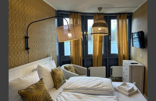 Hamburg-Barmbek Apartamento | Ferienwohnung Gipfelstube 50 a mit Balkon, gute Verkehrsanbindung