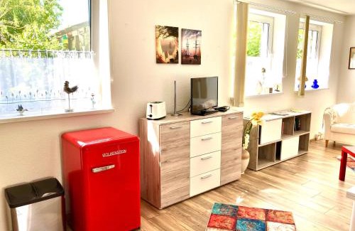 Fetten-Vorstadt Apartamento | Ferienwohnung GreifZu Pröger