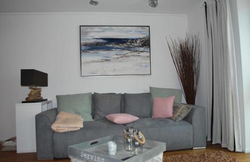 Eckernfoerde Apartamento | Ferienwohnung "Hafenmöwe", Quartier Hafenspitze, Blickrichtung Hafen