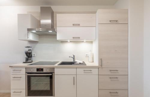 Norderhafen Apartamento | Ferienwohnung "Halligstork" direkt am Nordseedeich mit Blick auf den See